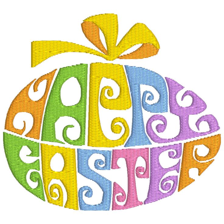Download BUY 2, GET 1 FREE - Happy Easter Egg Machine Embroidery Design - Word Art in 3 Sizes - 4x4, 5x7 ...