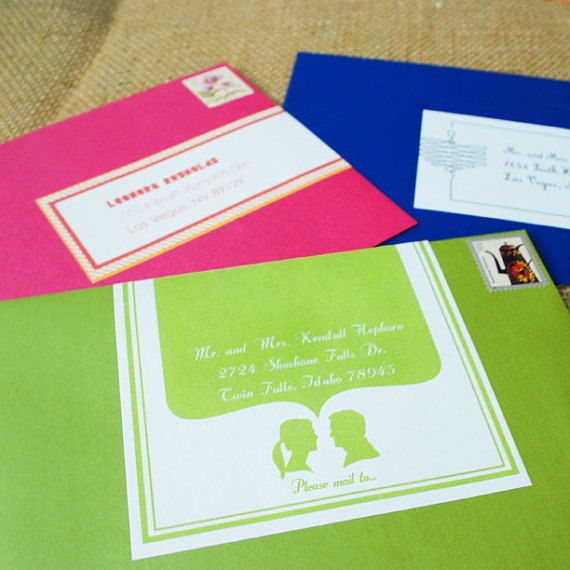 SAMPLE Custom Wraparound Mailing Labels by dortheab on Etsy, $1.00 | Mailing labels, Labels, Custom