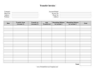 invoice printable