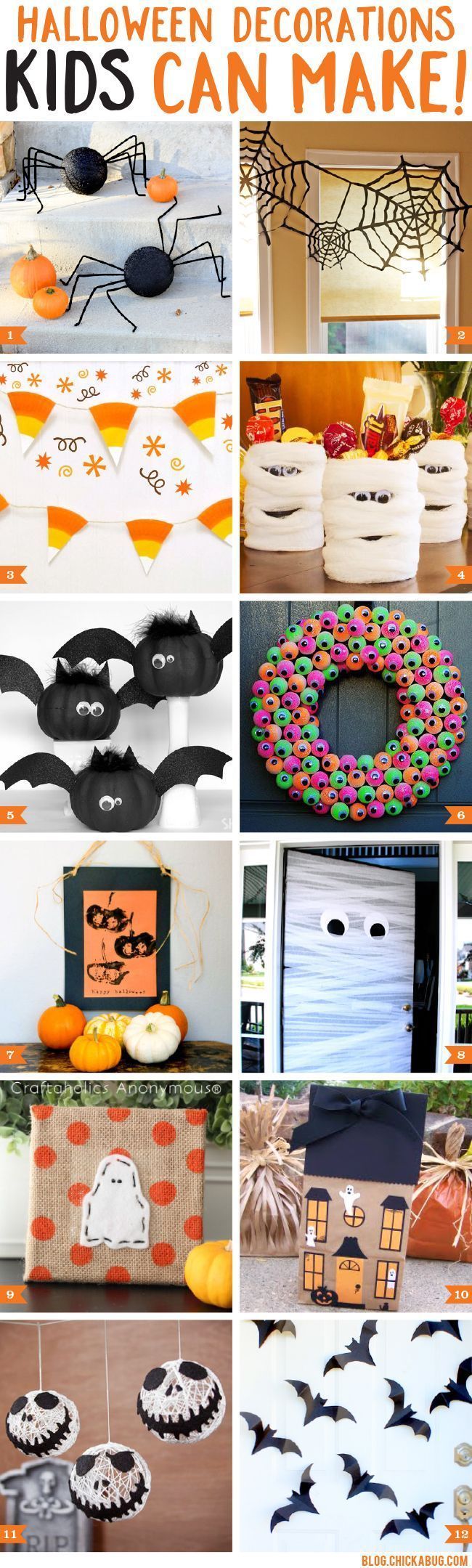 halloween decorations kids can make