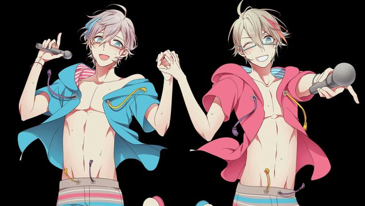 Anime guy twins