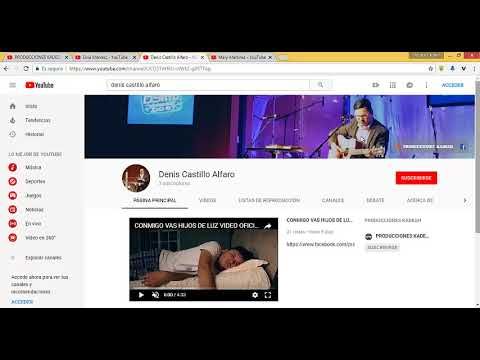 Como Acceder A Mi Canal De Youtube Y Subir Un Vídeo
