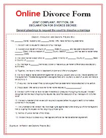 Divorce bill term paper