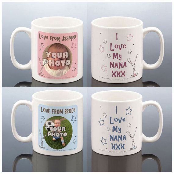 items similar to i love my nana personalised photo mug birthday gift idea for nan grandma mug nanna birthday present personalised photo mug personalized - Mug Design Ideas items similar to i love my nana personalised photo mug birthday gift idea for nan grandma mug nanna birthday present personalised photo mug personalized - Mug Design Ideas
