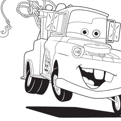 Mejores 34 imágenes de dibujos cars para colorear en Pinterest