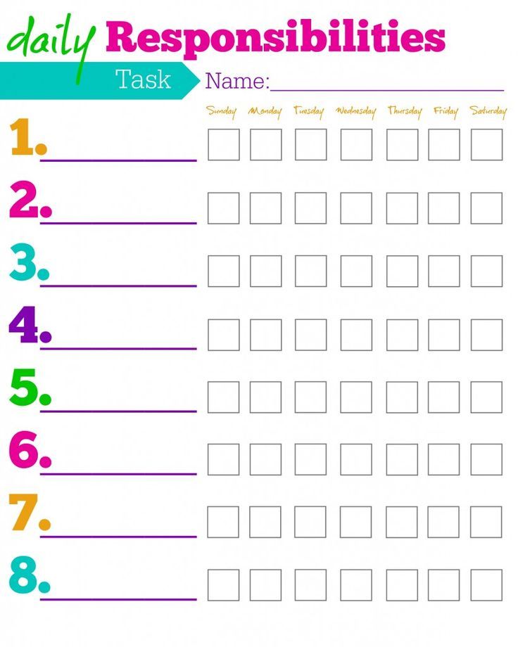 Free Printable Blank Chore Chart Template regarding Kids Chore Chart Free Printable Blank Chore Chart Template regarding Kids Chore Chart