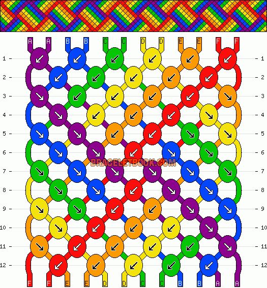 Normal Friendship Bracelet Pattern 10988 Braceletbook Normal Friendship Bracelet Pattern 10988 Braceletbook Macrame Bracelets Pinterest