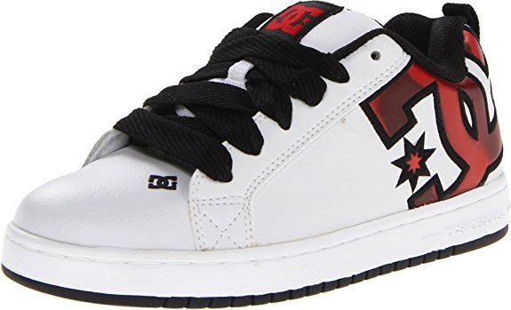 8.5 D M US DC Mens Court Graffik SE Skate Shoe Grey//White//Grey