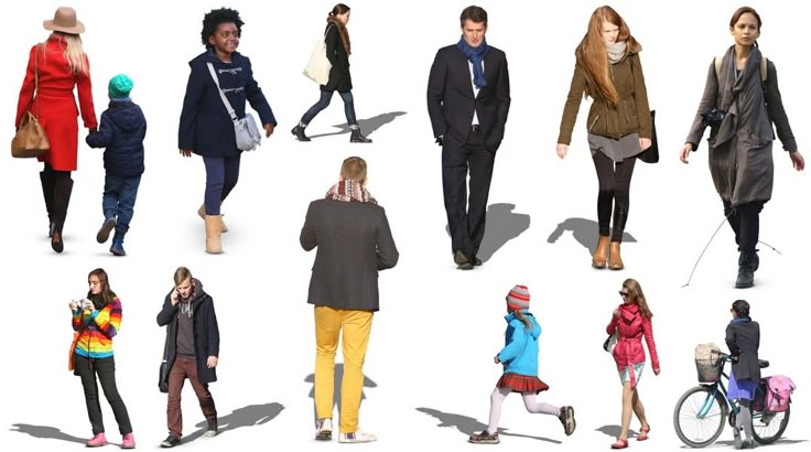 Architecture People 12 free 2d autumn cutout people - 3d architectural visualization Architecture People 12 free 2d autumn cutout people - 3d architectural visualization
