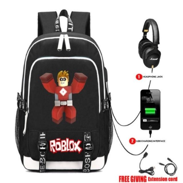 Roblox Backpacks For School School Bags For Kids Laptop Travel Bag Backpacks - roblox avatar games zipper rucksack school backpack book bag