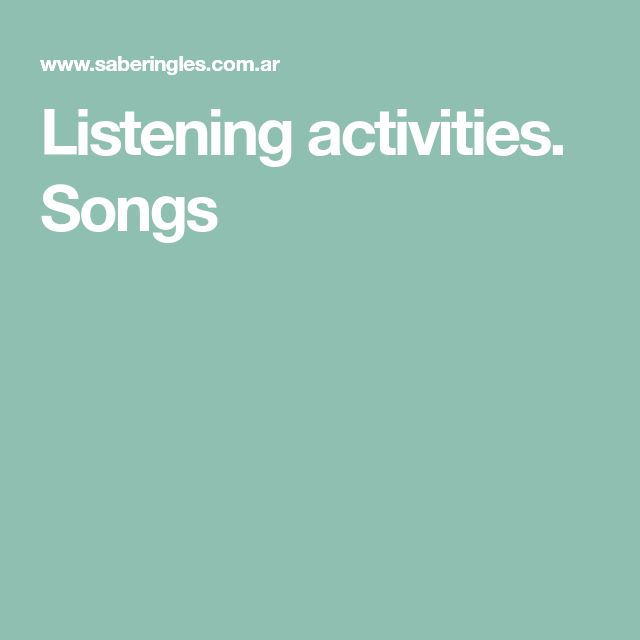 Listening Activities Songs Active Listening Esl Listening listening-activities-songs-active-listening-esl-listening
