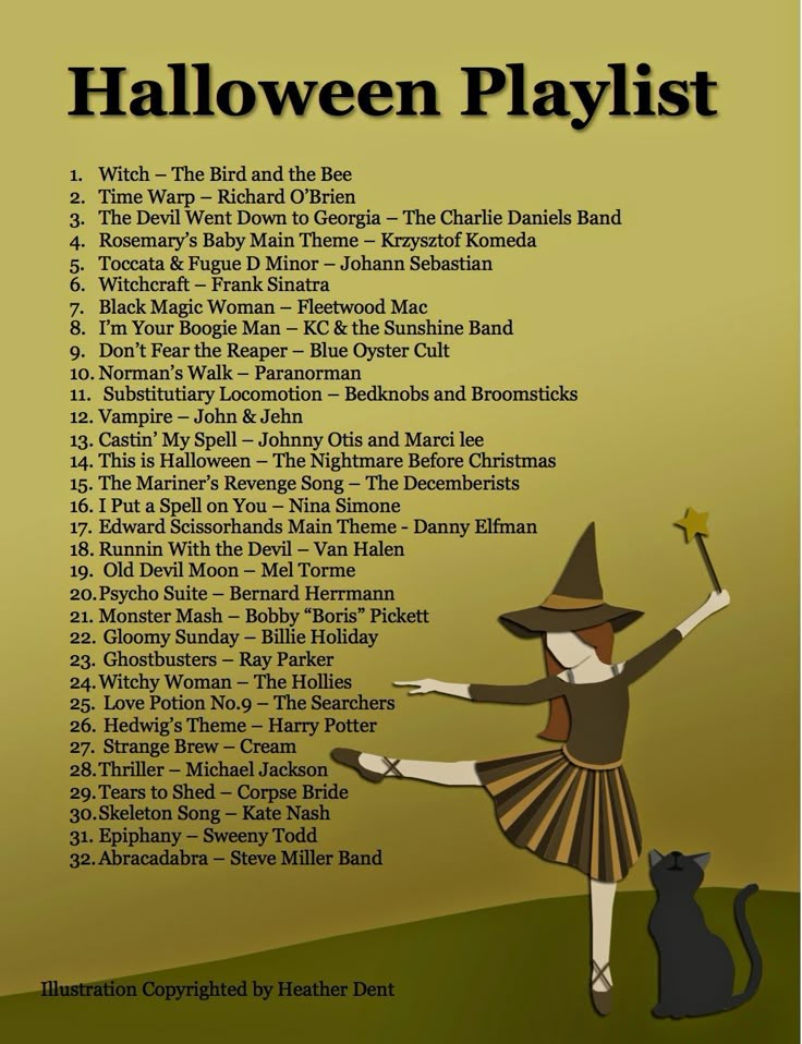 I love October, and I love lists. So you can expect a lot of Halloween/fall re...