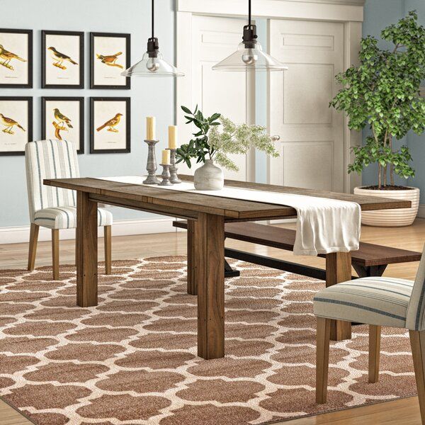 Highland Dunes Egremt Driftwood Extendable Solid Wood Dining Table Reviews Furniture Wayf Solid Wood Dining Table, Driftwood Dining Table Extendable