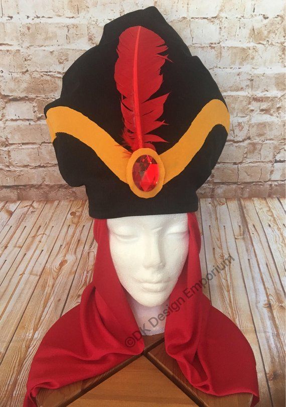 Children or Adult Halloween Party Cosplay Aladdin Hat Aladdin/'s Hats Feather Cap