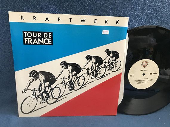 Rare Vintage Kraftwerk Tour De France Vinyl Etsy Tour De France Kraftwerk Vinyl Sales