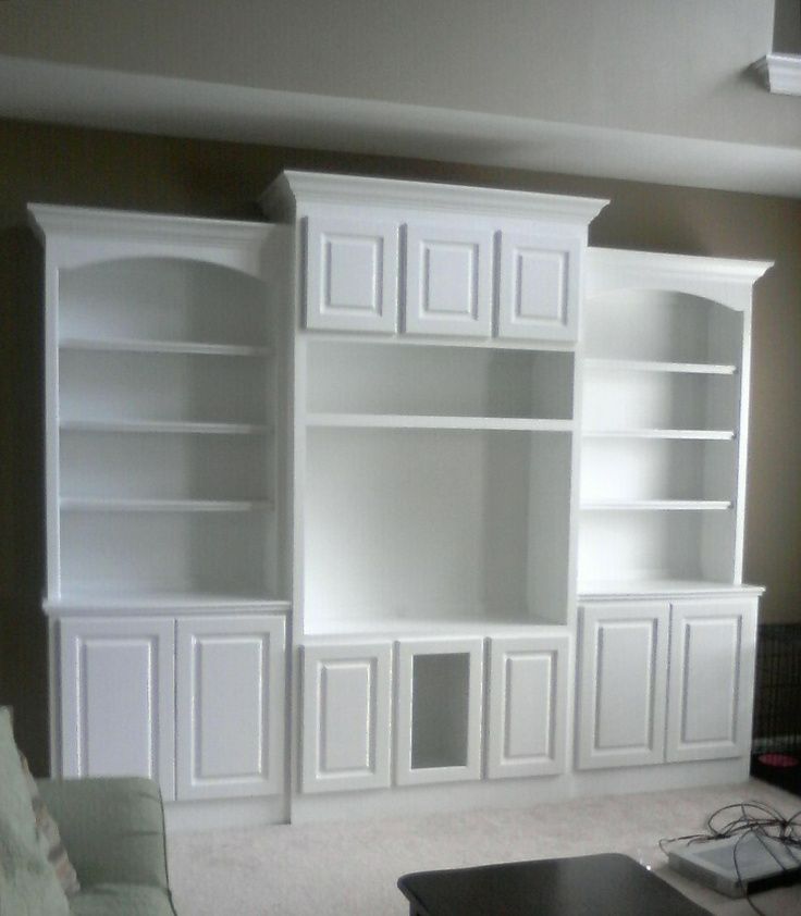 Doug Bolt Woodworking: Built-In Bookcase and matching Entertainment Center