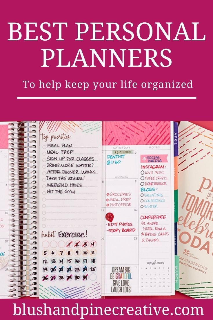 best personal planners to
