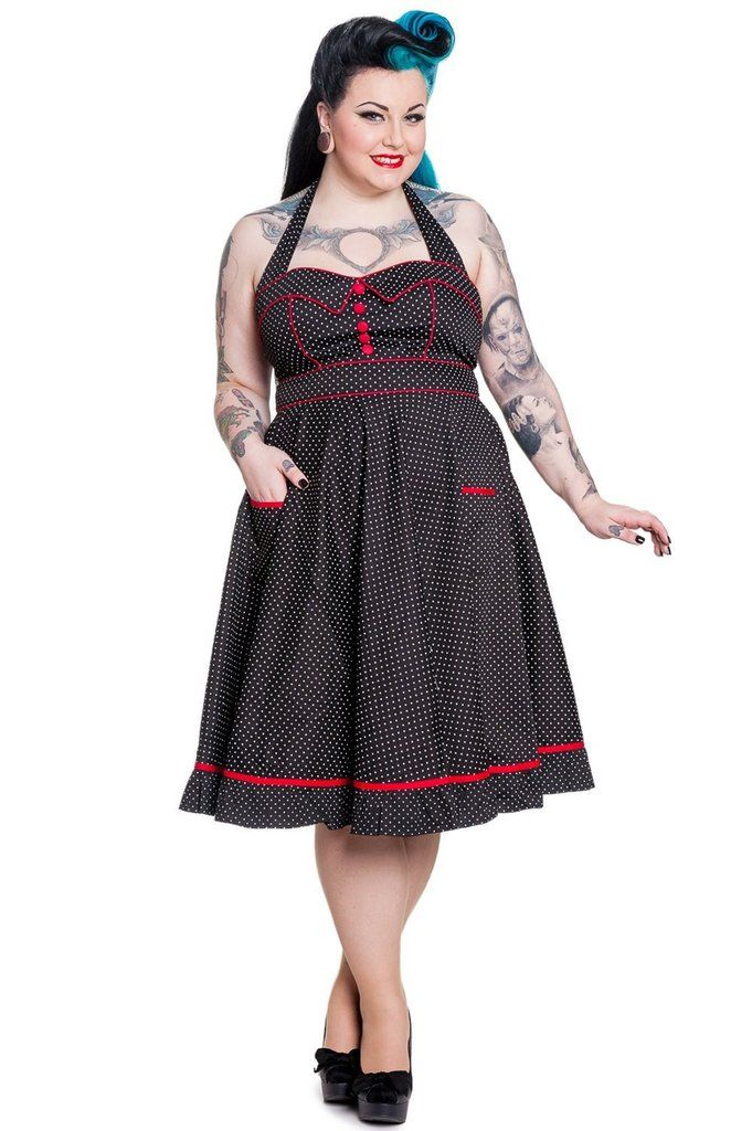 Hell Bunny Vanity Dress Black Vintage Vintage