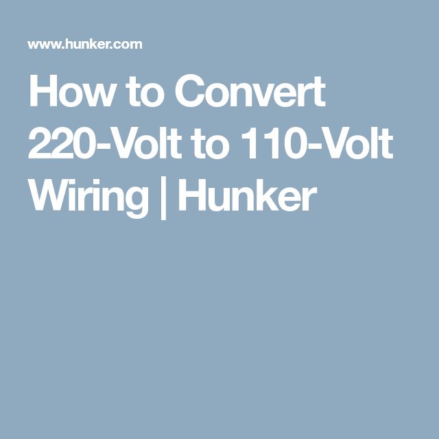 How To Wire A Amp Outlet Hunker >> How To Convert 220 Volt To 110 Volt Wiring Home Electrical Wire How To Wire A Amp Outlet Hunker >> How To Convert 220 Volt To 110 Volt Wiring Home Electrical Wire