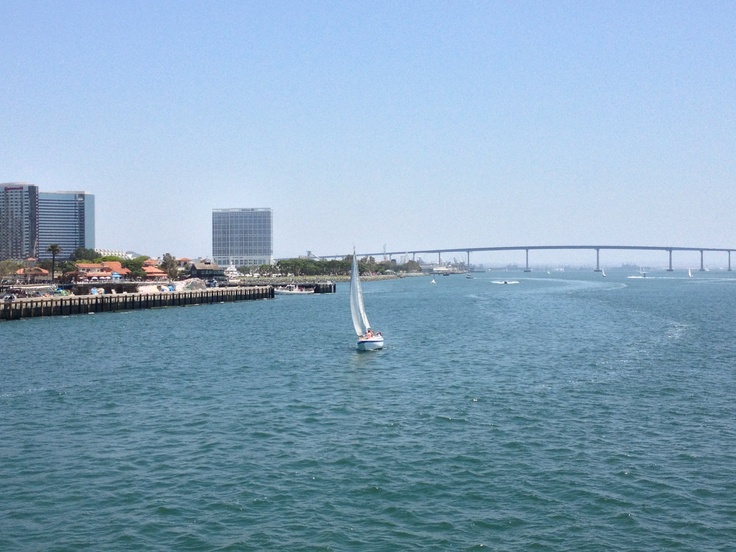 A picture perfect day for a sail on San Diego Bay, with
