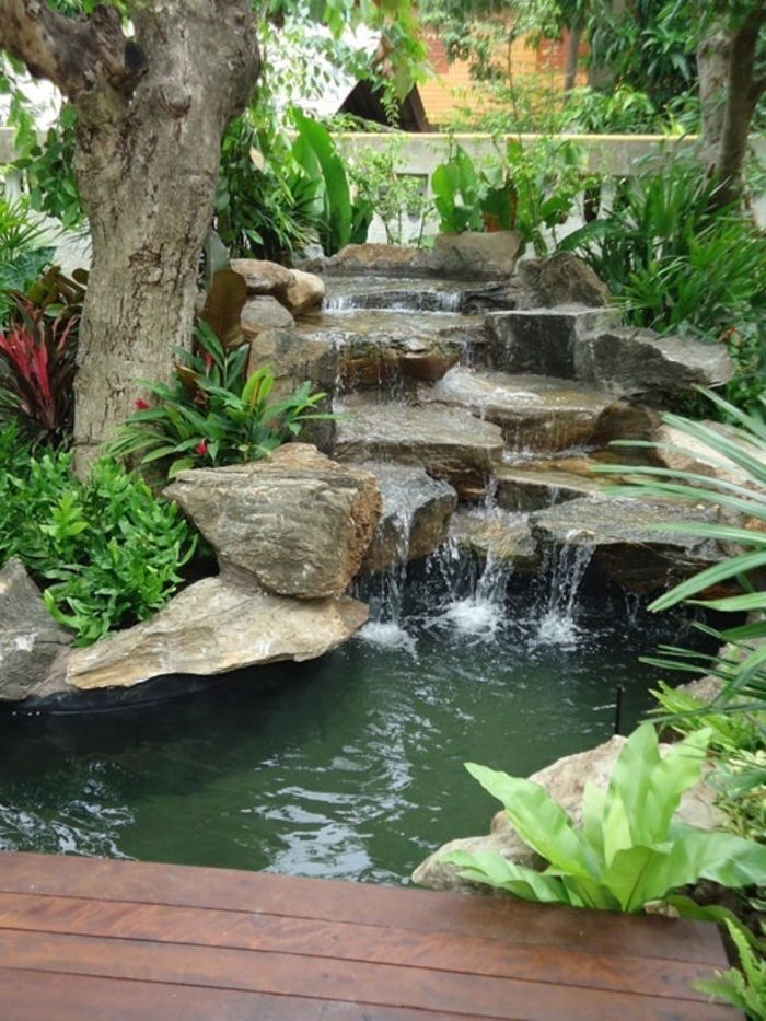Die besten 25+ Koiteich Ideen auf Pinterest Hinterhof Lager - gartenteich mit brucke und bachlauf Die besten 25+ Koiteich Ideen auf Pinterest Hinterhof Lager - gartenteich mit brucke und bachlauf