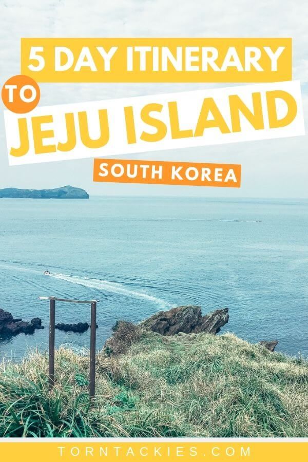 5 Day Jeju Island Itineray! This travel guide to Jeju in South Korea highlights ...