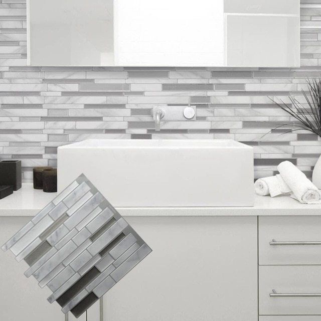 Kitchen Wall Tiles Adhesive Backsplash Self - White Self Adhesive Bathroom Floor Tiles Kitchen Wall Tiles Adhesive Backsplash Self - White Self Adhesive Bathroom Floor Tiles