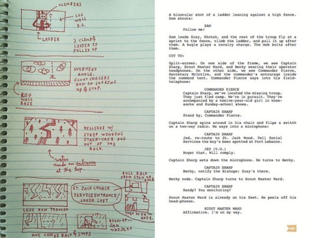 Moonrise Kingdom Releases Animated Script To Campaign For Best - script writing Moonrise Kingdom Releases Animated Script To Campaign For Best - script writing