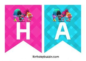 Decorating a venue for a Trolls party? We’ve made this FREE printable Trolls Birthday Banner you can use to make your own banner for your little one’s big day. The banner templates include all the letters needed to spell out the words “Happy Birthday”. There are two letters to an A4 piece of paper. All …