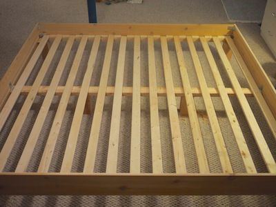 Build Your Own King Slat Bed For 150 Slats Size Frame Diy Bed Slats King Size Frame Diy, King Bed Center Support