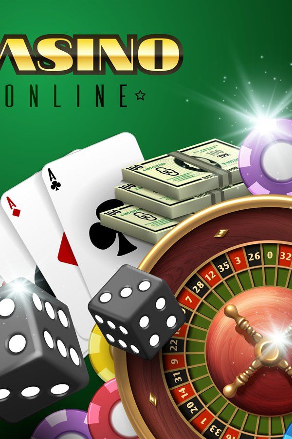 Online casino gambling vector background with roulette, dice (863420) | Illustrations | Design Bundles in 2021 | Online casino, Poker cards, Casino