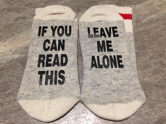 If You Can Read This .. Bring Me Bourbon Word Socks - Funny Socks - Novelty Socks