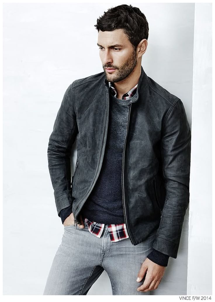 Noah Mills Sports Casual Styles from Vince Fall/Winter 2014 Noah Mills Sports Casual Styles from Vince Fall/Winter 2014