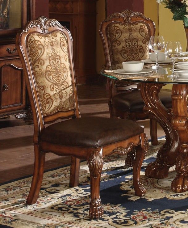 Acme Dresden 5 Pc Round Dining Table Set In Cherry 2019 Love Acme Dresden 5 Pc Round Dining Table Set In Cherry 2