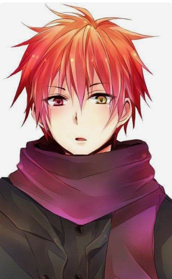 Red haired anime boys