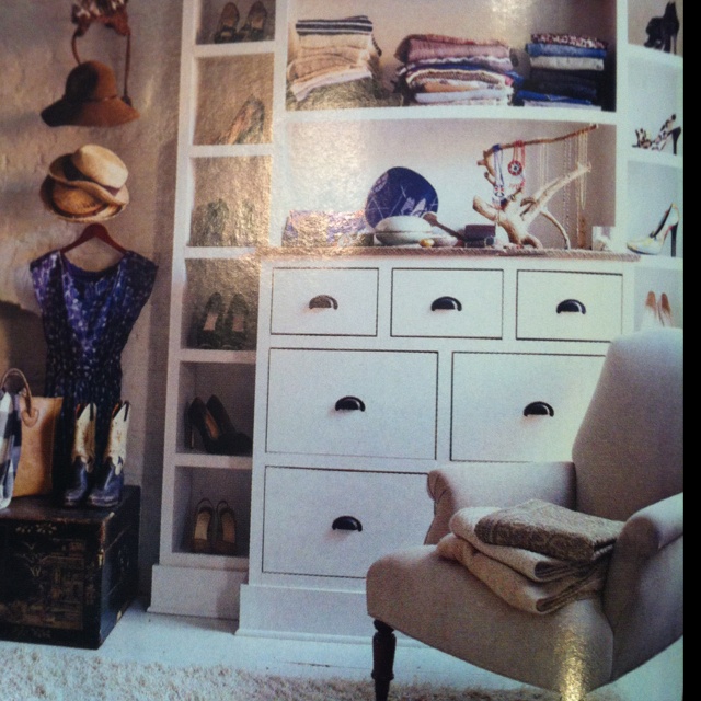 Closet space | Dresser as nightstand, Closet space, Double closet