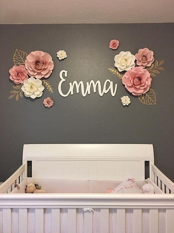 Paper Flower Wall Decor