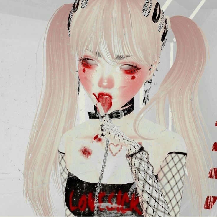 Goth anime girl tumblr