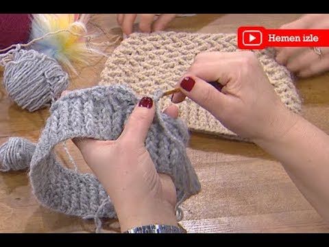 TIĞ İŞİ KARE KUTUCUKLU ATKI MODELİ YAPIMI TIĞ İŞİ KARE KUTUCUKLU ATKI MODELİ YAPIMI