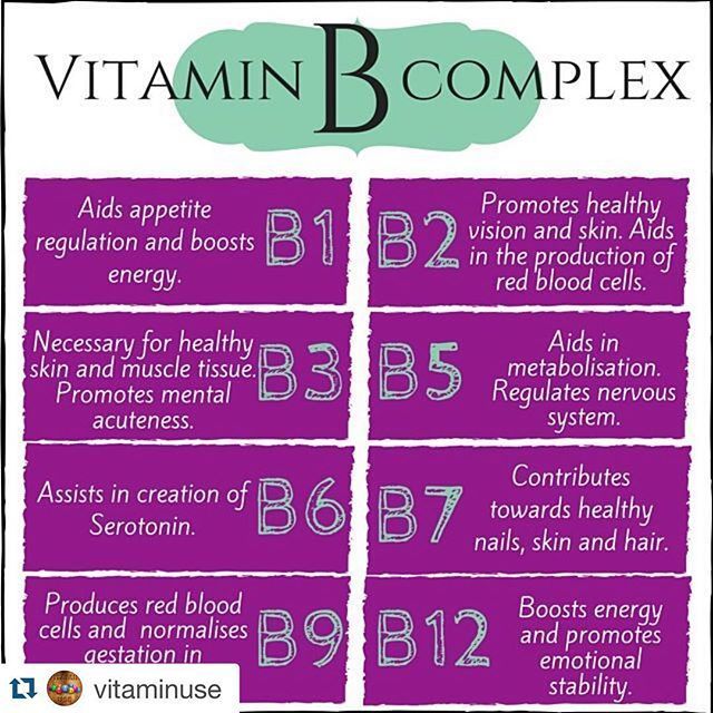 Repost Vitaminuse With Repostapp Fitness Health Referred To As Vitamin B Complex The Eight B Vitamin Vitamin B Complex Vitamins Vitamins And Minerals