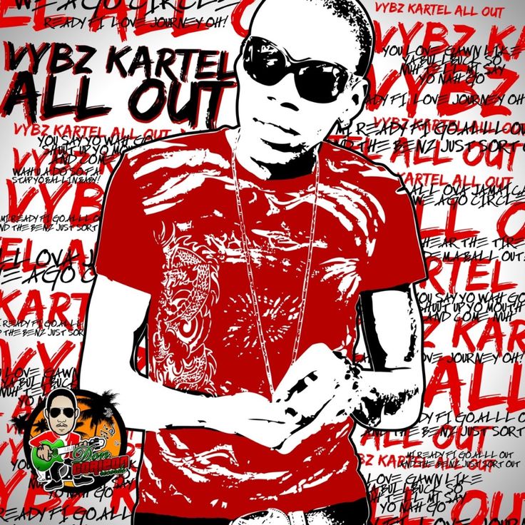 All Out Single Album Cover by Vybz Kartel in 2020 Vybz