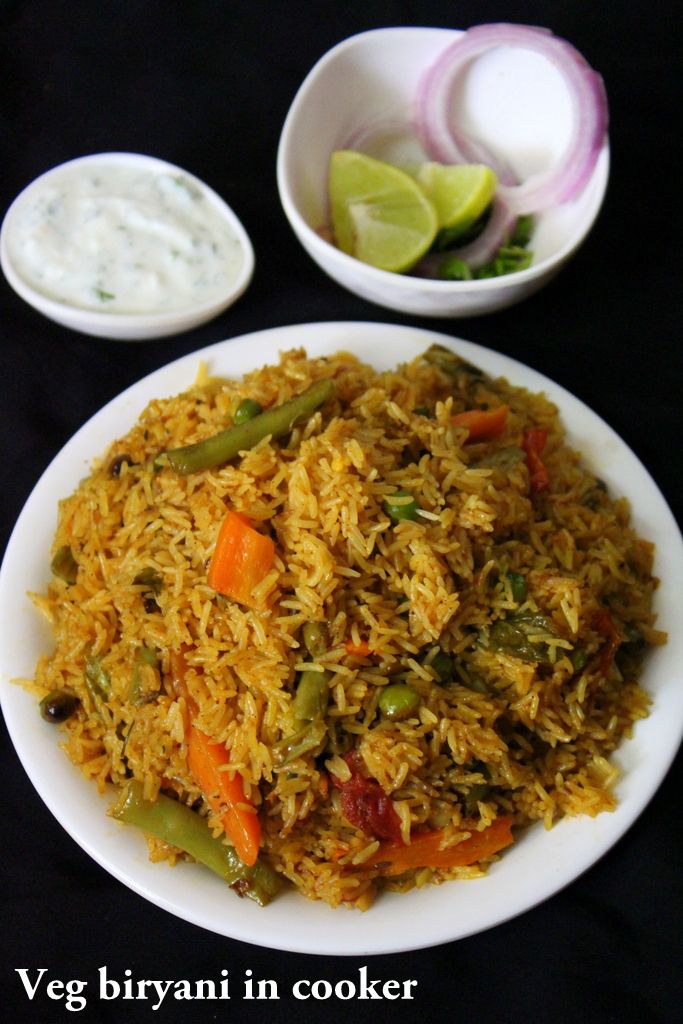 Veg biryani in cooker, how to make vegetable biryani recipe in cooker