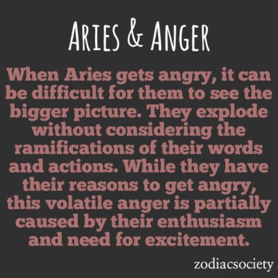 Aries don t get along with