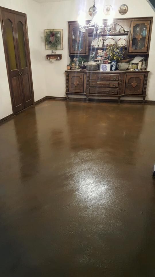Concrete Overlays Resurfacing With New Color Directcolors In Remodel Concrete Floors In Your Home With Overlay And Acid Stain Easy To Maintain One Of A Kind Finish For Any Room The House
