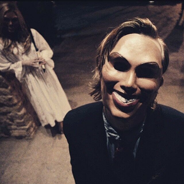 Couple Purge set mask Out of Control Anarchy movie horror Scary midnight Costume