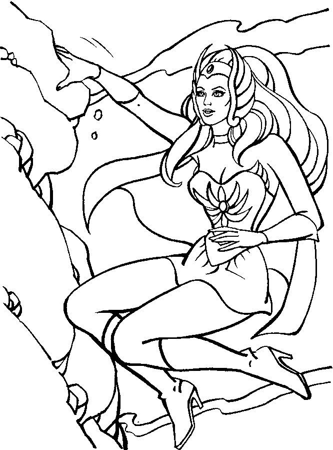 77 best Crafty (80's She-Ra) Coloring images on Pinterest ...