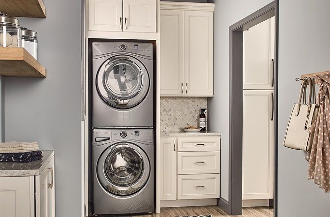 10 Projects Products To Fill Awkward Appliance Gaps Laundry Room Storage Solutions Laundry Room Decor Laundry Room Storage