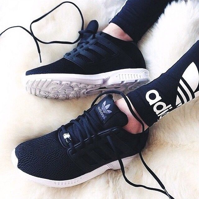 black adidas running trainers womens