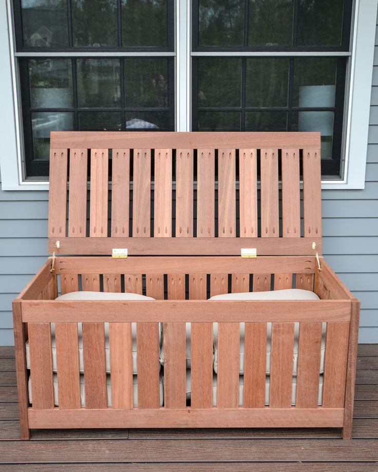 Diy Outdoor Storage Box The Chronicles Of Home Bench Boxes Diy Outdoor Storage Box The, Bench Seat With Storage Plans Free