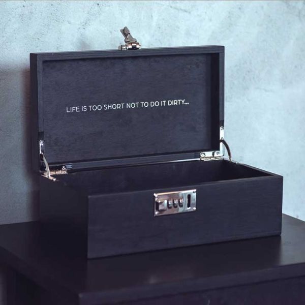 toy box with lock